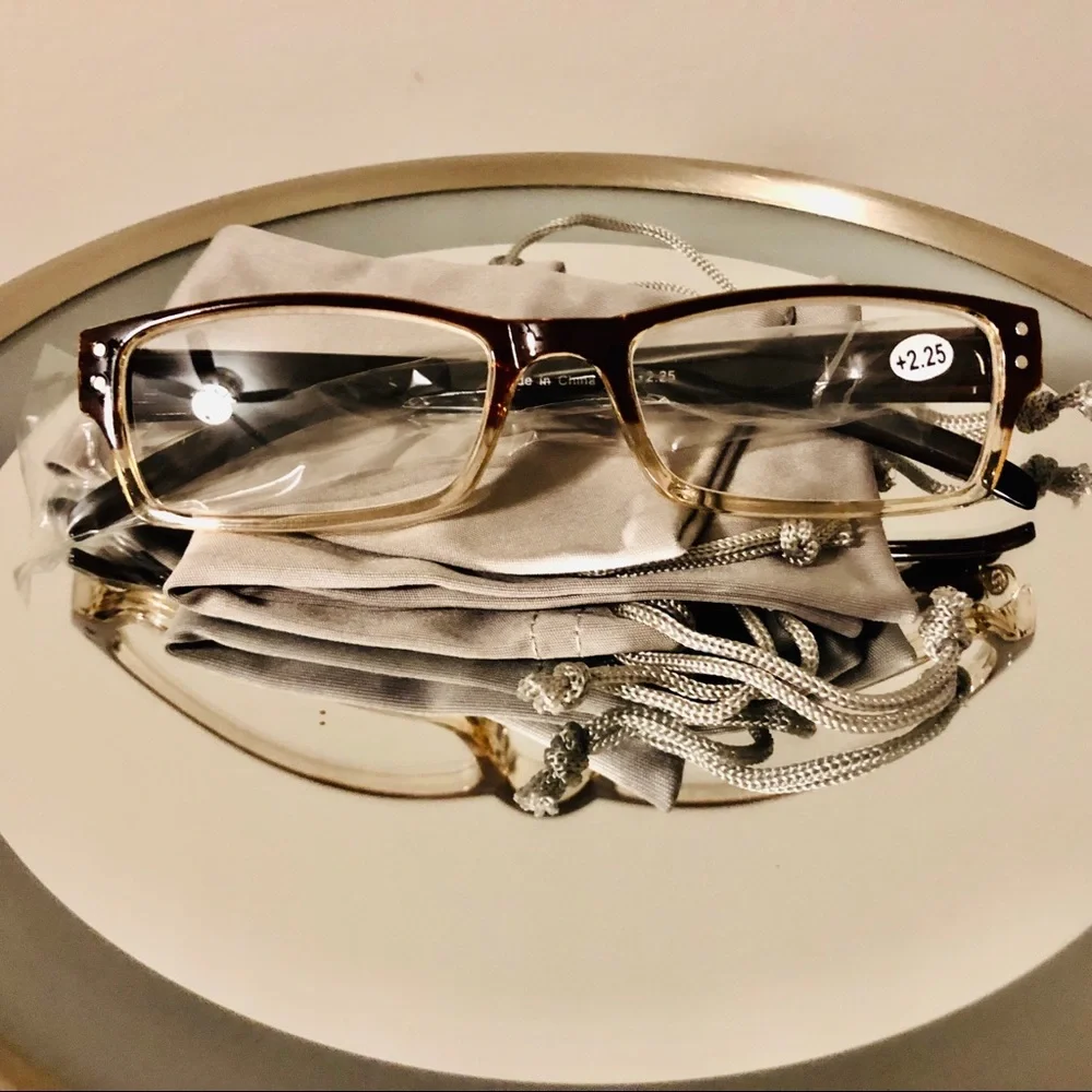 NWT Readers 2:25 strength spring hinge rectangular